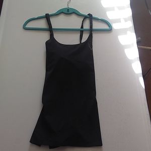 Lucas Hugh black workout top with built in bra